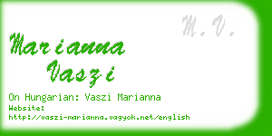 marianna vaszi business card